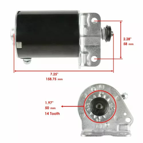 NEW Starter for Briggs Stratton 16 17 18 18.5 19 19.5 HP 593934 LG693551 5777 - Bild 8 von 11