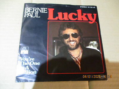 (10) 7'' Single Vinyl - Bernie Paul - Lucky/ You´re the one in a million