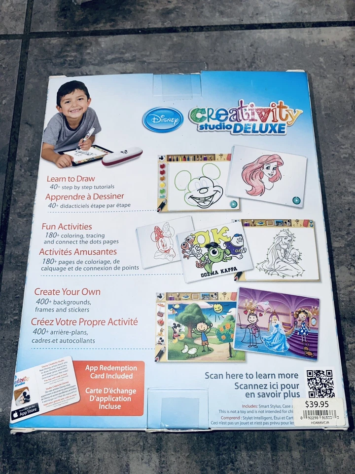 Nuevo Disney Creativity Studio Deluxe iPad Dibujo Inalámbrico Smart Stylus App Store Foto 4 de 4
