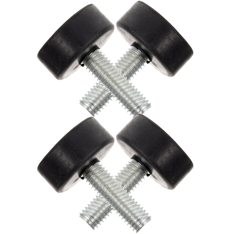 4pcs Rubber Feet Pad Screw In Rubber Feet Furniture Leg Bumpers Pads