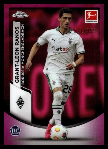 2023-24 Topps Bundesliga 75 Grant-Leon Ranos, Borussia Mönchengladbach ...