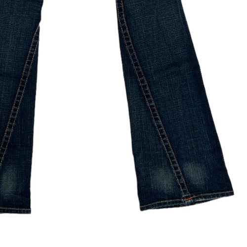 True Religion Jean Pants Womens 30x34 Joey Blue Denim World Tour Flare - 第 8/12 張圖片