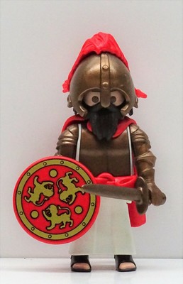 5 x GRIECHE KRIEGER ELITE PLAYMOBIL zu Sparta Römer Griechen Ares Bronze - RAR