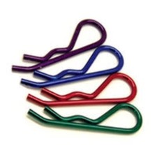 Fastrax 1/8th, 1/5th, Transponder Body Clips Metallic Red FAST210MR