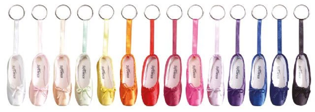 So Danca Ballet Pointe Shoe Key Ring Various Colours Keyring