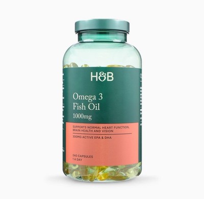 Holland & Barrett Omega 3 Fischöl 1000mg 240 Kapseln