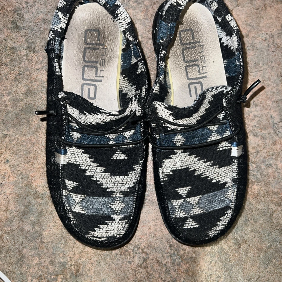 Zapatos sin cordones Hey Dude Wendy con estampado tribal azteca para mujer talla 5 Foto 2 de 4