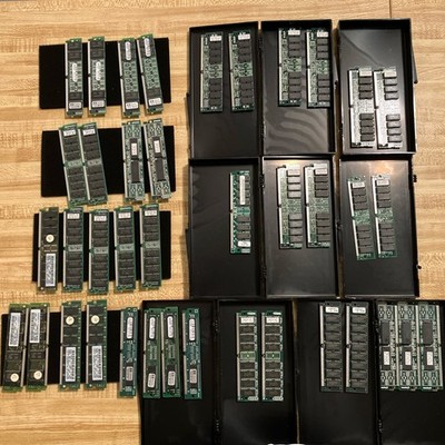 Vintage Computer Memory RAM Lot, Kingston, IBM, HP