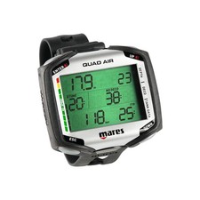 Mares Quad Air Large Display Scuba Diving Wrist Computer Multi Gas Capable