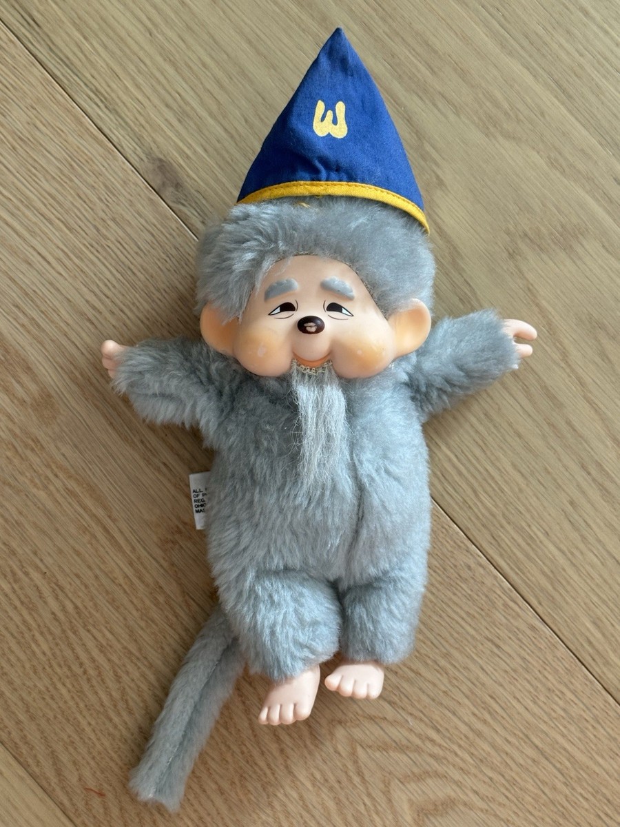 Monchhichi Monkey Wizard 1983 by Sekiguchi Vintage Mattel Grail
