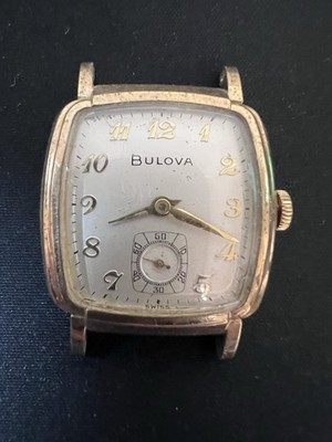 1959 Bulova Senator  Men s Watch. Runs.