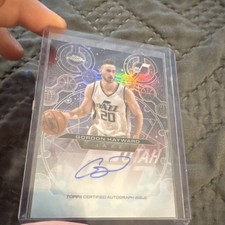 Topps 2025-26 Chrome Gordon Hayward Chromographs Refractor Auto Jazz #CH-GH