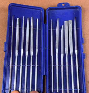 VINTAGE CRAFTSMAN KROMEDGE 9 6759 TOOL & DIE MAKERS 12 FILES SET - Crown Logo