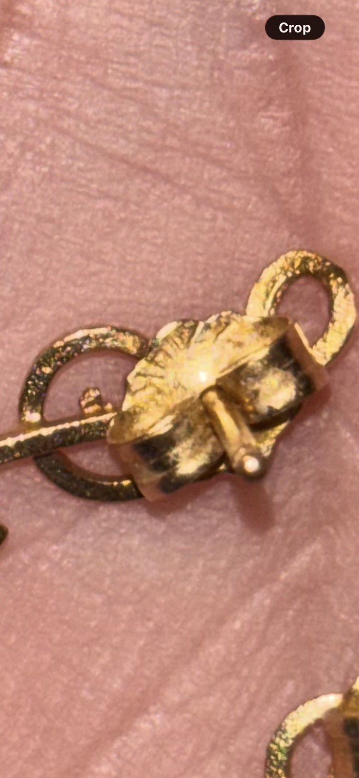 14k Solid Yellow Gold Treble Clef Stud Earrings,M… - image 12