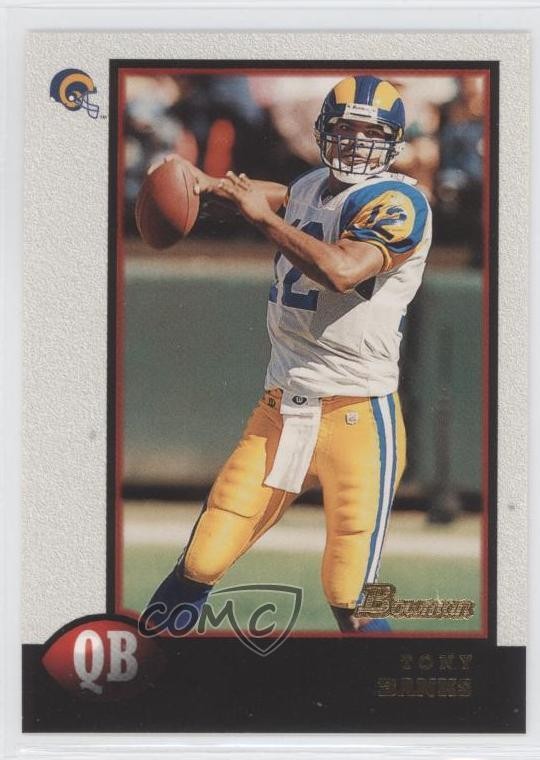 Tony Banks #34 1998 Bowman Football