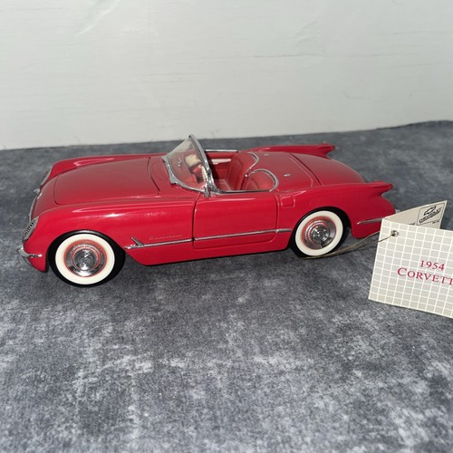 Chevrolet Corvette Franklin Min 1954 con etichetta scala 1:24 rossa