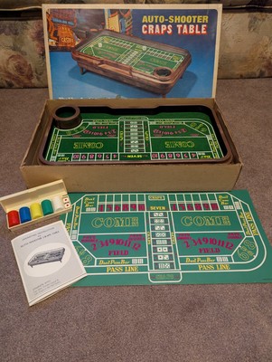 Vintage Waco Auto-Shooter Craps Table Complete Automatic Dice Roller Box Works