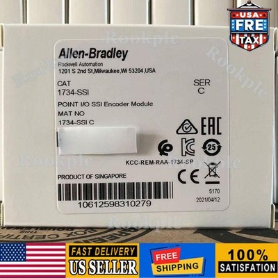 Allen-Bradley 1734-SSI SER C POINT I/O Encoder Input Module AB US Free Tax
