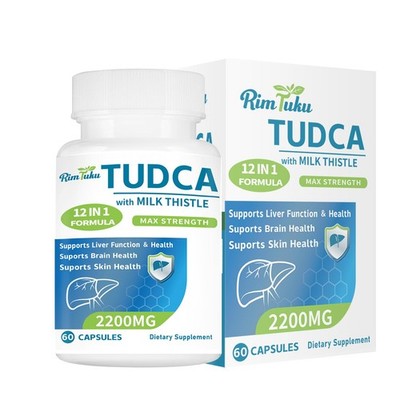 2200mg TUDCA Supplement with Milk Thistle 12-in-1 Liver Support 60ct FROM USA
