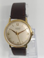 Junghans Trilastic Gold Plated Watch. Champagne Dial. Mechanical Movement