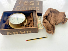 Air Ministry Works Department Dewrance brass pressure test gauge RAF WW2 WW1 ?