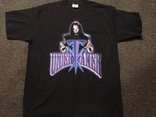 Vintage WWF 1997 Authentic The Undertaker Graphic T Shirt Size XL USA Made