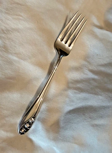 Gorham Lily of the Valley Sterling Silver Salad Fork Flatware