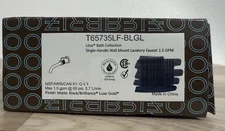 Brizo T65735LF-BLGL1.5 GPM Wall Mounted Single Hole Bathroom Faucet