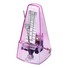 Mechanical Metronome for Piano Guitar Violin Ukulele Player ,Transparent Pink