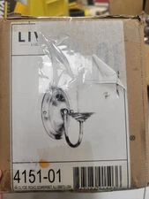 Livex Lighting 4151-01 Wall Sconce — Polished Brass Classic Single Light ECS