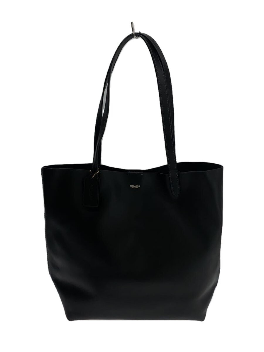 COACH Manhattan Leather Tote Bag in Black CAM02