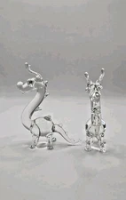 Vintage 1990s Glass Blown Dragons Artisan Made In USA Ships Fast New Gift-Ready