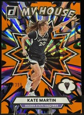 Kate Martin 2025 Panini Donruss WNBA My House #20 Orange Laser 034/399-Valkyries