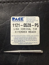Pace 1/64 Conical Tip Extended Reach 1121-0528-P5 Solder Tip Brand New