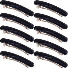 10PCS French Barrette Hair Clips for Women, 2.48 in Small Tortoise Shell Hair Cl