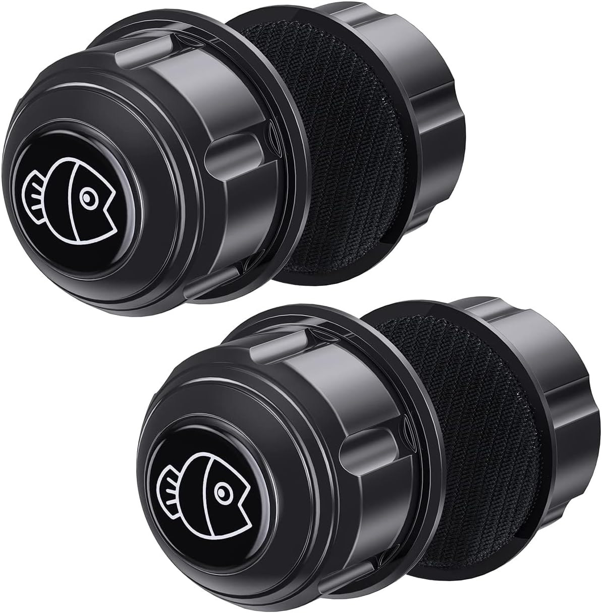 2 Piezas Cepillo Magnetico Acuario Limpiador Vidrio 3-5cm Tanques Agua Dulce Salada