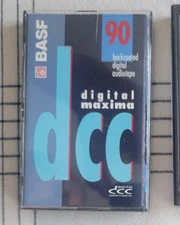 BASF DCC Digital Compact Cassette Maxima 90 minute Blank/Used
