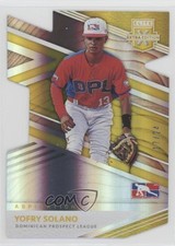 2020 Elite Extra Edition Aspirations Gold Die-Cut 17/24 Yoffry Solano #179 04cw