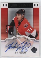2007-08 Ultimate Collection Ultimate Signatures Nick Foligno #US-NF Auto ex0