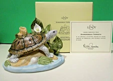 LENOX DIAMONDBACK TERRAPIN TURTLE sculpture -- -- NEW in BOX with COA