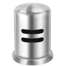 Dishwasher Air Gap Cover D201-1-62 Fits Most Air Gap Bodies with Solid Brass Ins