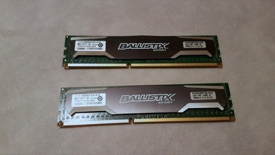 16GB (2x8GB) Crucial Ballistix BG112TT.1B SPORT DDR4 2400 MT/s RAM Kit Speicher