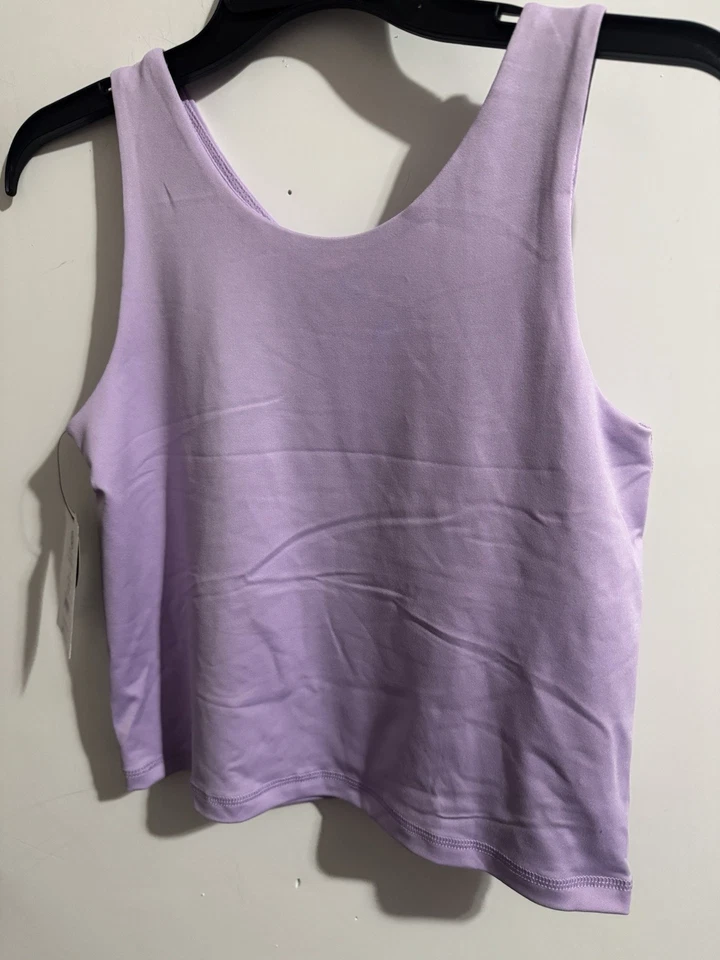 Sujetador deportivo violeta Athletic Works Longline para mujer nuevo con etiquetas talla XL Plus (14-16) Foto 3 de 4