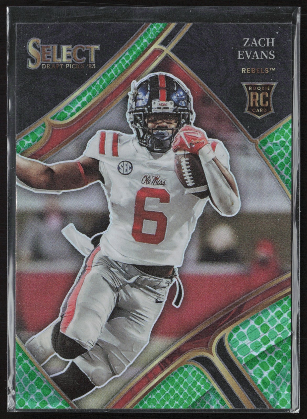 Zach Evans Panini Select Draft Picks #116 Dragon Scale