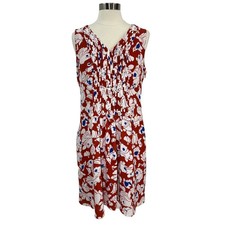 BANANA REPUBLIC Sleeveless Floral Print Dress SZ 14