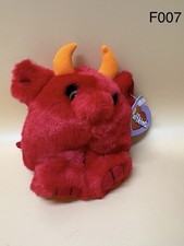 Swibco Puffkins Red the Devil Halloween Spooky Stuffed Plush 1997 with Tag