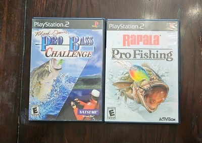 Rapala Pro Fishing + Pro Bass Challenge (PlayStation 2) PS2 Complete Fast Ship 