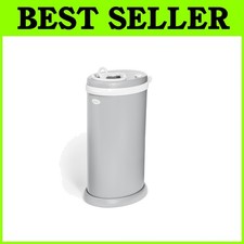 Diaper Pail, Odor Lock, Childproof Lock, Gray