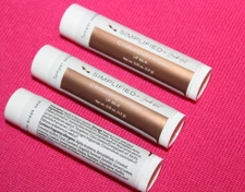 New Young Living Simplified by Jacob + Kate Cinnamon Roll PACKAGE of 3 Lip Balm