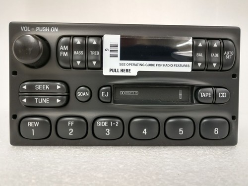 Mark VIII cassette radio. OEM original stereo. Factory remanufactured. w/o CD